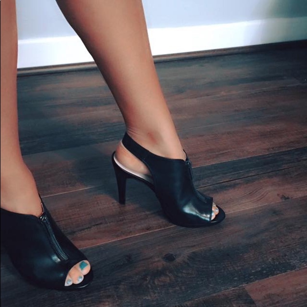 Nine West open toe high heels